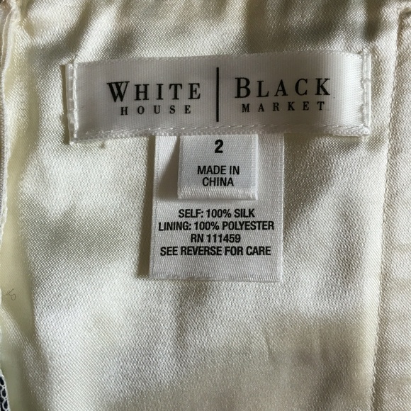 WHITE HOUSE BLACK MARKET STRAPLESS DRESS - Picture 6 of 7